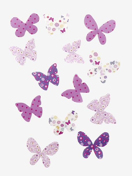 Lote de 14 mariposas decorativas niña Multicolor 