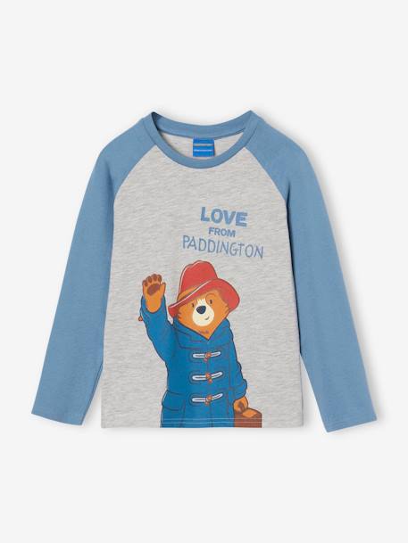 Pijama Paddington de algodón para niño rayas azul marino 