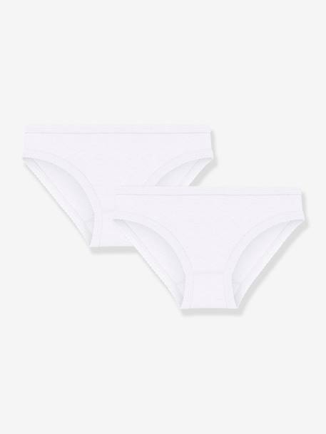 Pack de 2 braguitas PETIT BATEAU blanco 