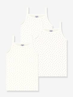 Niña-Camisetas-Pack de 3 pares de calcetines de punto tricot para bebé PETIT BATEAU