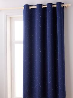 Alpino-Textil Hogar y Decoración-Cortina con ojales opaca estampado estrellas