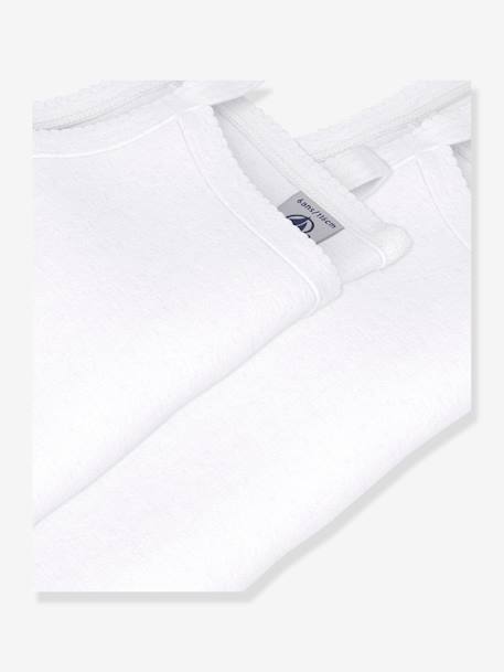 Pack de 2 camisetas blancas de tirantes Petit Bateau blanco 