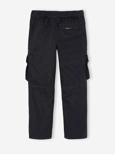 Pantalón de tejido técnico para niño gris oscuro 