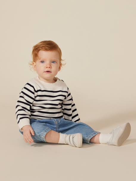 Jersey de punto tricot PETIT BATEAU rayas azul 