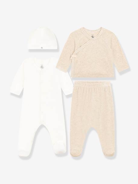 Estuche regalo para bebé recién nacido - PETIT BATEAU beige 