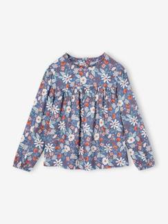 -Blusa de flores para niña