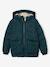 Chaqueta acolchada con forro polar y guantes o manoplas, para niño AZUL MEDIO LISO CON MOTIVOS+MARRON MEDIO LISO CON MOTIVOS+verde pino 