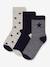 Pack de 3 pares de calcetines PETIT BATEAU gris jaspeado 