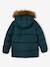 Chaqueta acolchada con forro polar y guantes o manoplas, para niño AZUL MEDIO LISO CON MOTIVOS+MARRON MEDIO LISO CON MOTIVOS+verde pino 