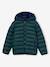 Chaqueta acolchada ligera con capucha y relleno de poliéster reciclado, para niño azul jeans+azul marino+BEIGE OSCURO LISO CON MOTIVOS+verde+verde inglés 