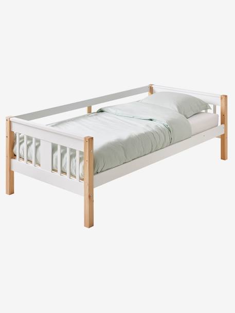 Cama litera infantil convertible en dos camas individuales blanco 