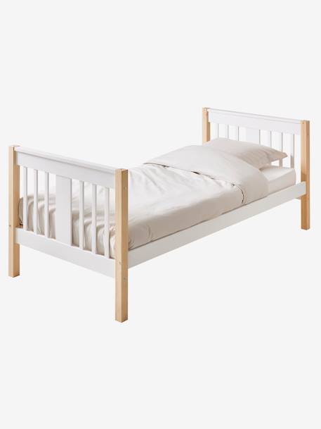 Cama litera infantil convertible en dos camas individuales blanco 