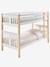 Cama litera infantil convertible en dos camas individuales blanco 