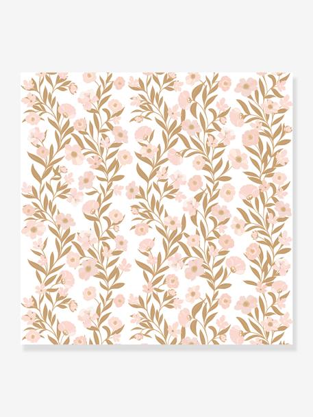 Papel pintado guirnalda de flores LILIPINSO rosa 