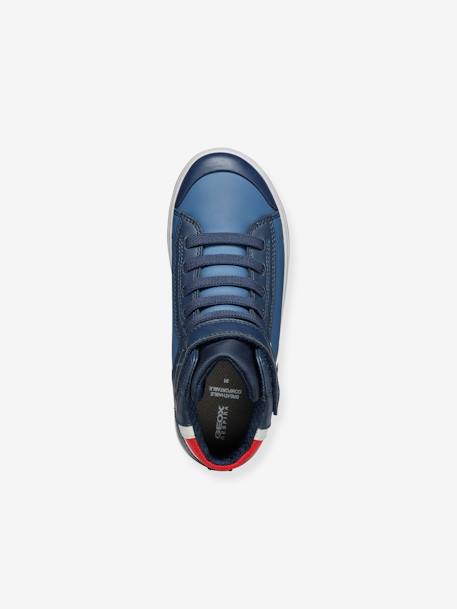 Zapatillas de caña alta Gisli GEOX® infantiles con cierre autoadherente azul marino 