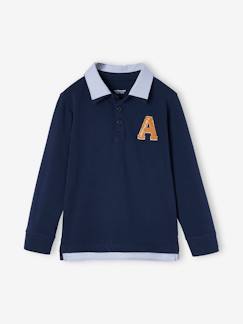 Niño-Camisetas y polos-Polo a rayas efecto 2 en 1 para niño