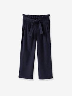 -Pantalón ancho de pana niña CYRILLUS