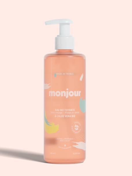 Agua limpiadora cara y cuerpo 400 ml MONJOUR rosado 