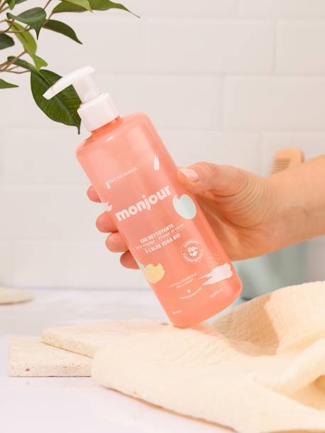 Agua limpiadora cara y cuerpo 400 ml MONJOUR rosado 