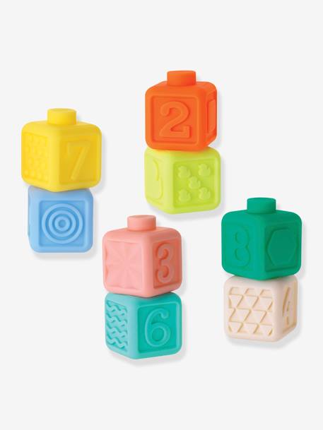 8 cubos apilables INFANTINO multicolor 