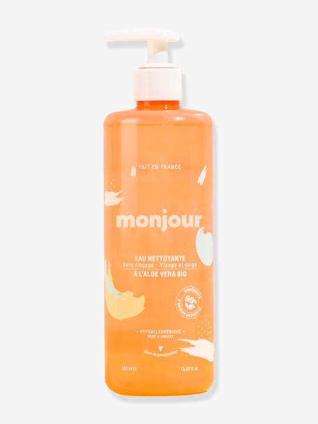 Agua limpiadora cara y cuerpo 400 ml MONJOUR rosado 