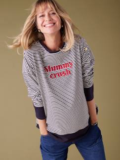 -Camiseta efecto sudadera "Mummy Crush" para embarazo ENVIE DE FRAISE