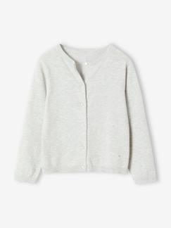 OEKO-TEX®-Chaqueta Basics de punto fino para niña