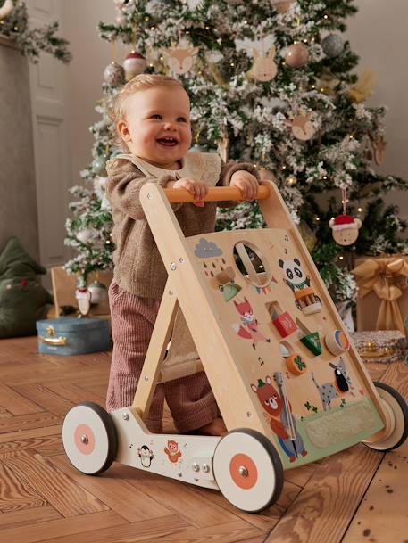 Carrito andador Los animales felices de madera FSC madera 