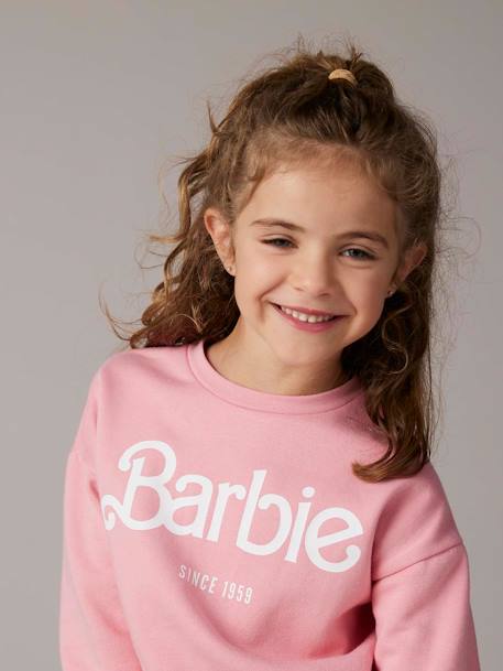 Sudadera Barbie® de felpa rosa chicle 