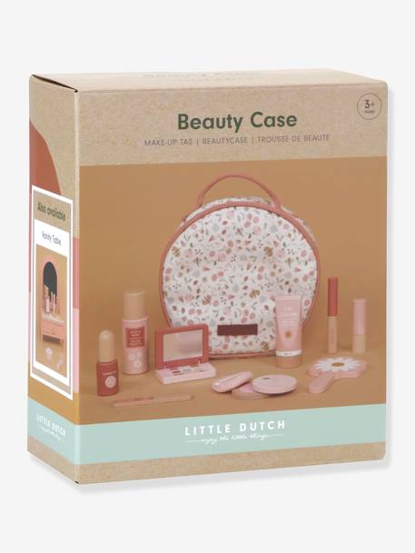 Tocador y maquillaje de madera - Flowers & Butterflies LITTLE DUTCH rosa 