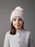 Conjunto de gorro y snood arcoíris, para niña 6381 