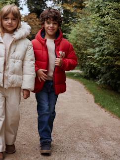 Chaqueta acolchada estilo universitario para niño