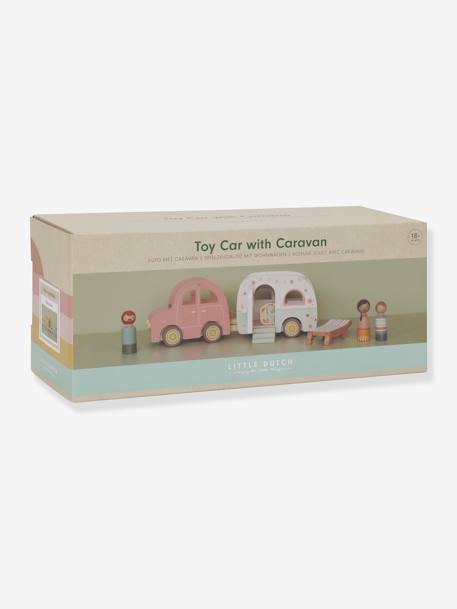 Coche con caravana de madera FSC LITTLE DUTCH multicolor 