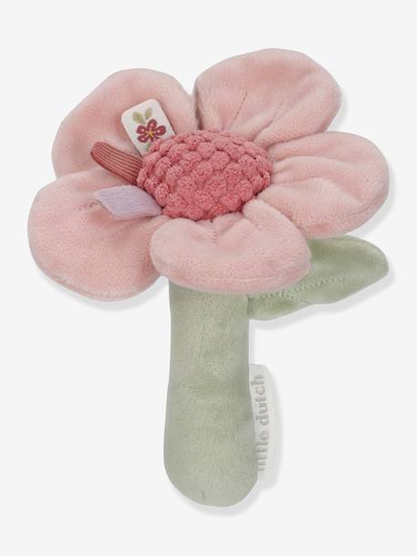 Sonajero de peluche flor - Fairy Garden LITTLE DUTCH rosa maquillaje 