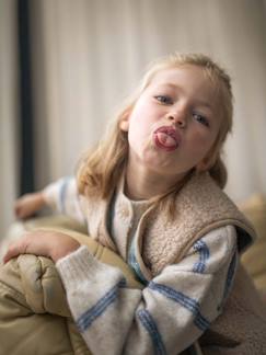 Niña-Jerséis, chaquetas de punto, sudaderas-Chaqueta de punto bobo para niña