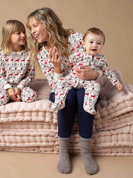 Pijama navideño mujer colección cápsula ENVIE DE FRAISE rojo 