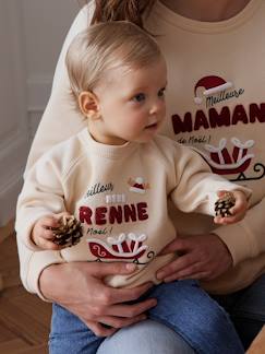 -Sudadera "Meilleur bébé renne de Noël" Colección cápsula Familia para bebé