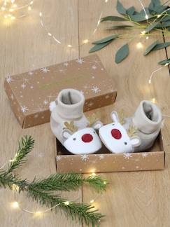 Calzado-Calzado bebé (17-26)-Zapatillas de casa navideñas Renos