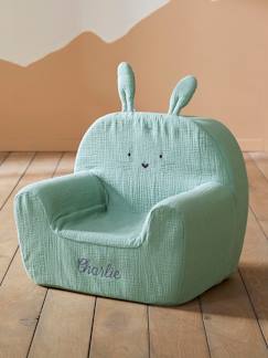 Ideas de Decoración - El nidito de 3-6 años-Sillón de espuma Conejito personalizable