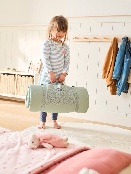 Colchoneta siesta personalizable escuela infantil MINILI BROCELIANDE azul oscuro 