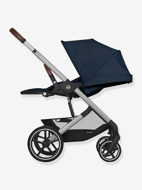 Silla de Paseo Todo Terreno Balios S Lux 2024 - Chasis Negro y Asiento Moon Black - CYBEX azul+azul oscuro 