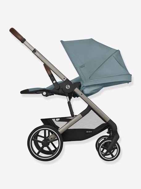 Silla de Paseo Todo Terreno Balios S Lux 2024 - Chasis Negro y Asiento Moon Black - CYBEX azul+negro 