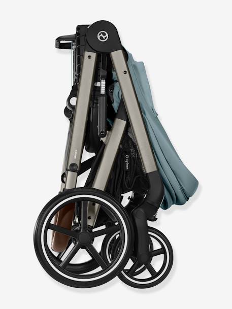 Silla de Paseo Todo Terreno Balios S Lux 2024 - Chasis Negro y Asiento Moon Black - CYBEX azul+negro 