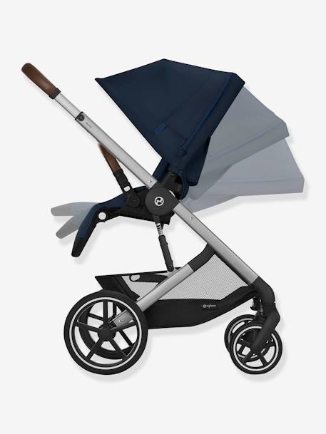 Silla de Paseo Todo Terreno Balios S Lux 2024 - Chasis Negro y Asiento Moon Black - CYBEX azul+azul oscuro 