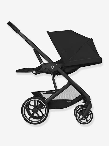 Silla de Paseo Todo Terreno Balios S Lux 2024 - Chasis Negro y Asiento Moon Black - CYBEX azul+negro 