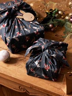 Textil Hogar y Decoración-Pack de 2 envoltorios de tela furoshiki Amigos de Papá Noel