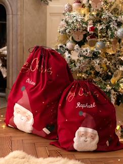 Textil Hogar y Decoración-Decoración-Bolsa personalizable para juguetes «Papá Noel»