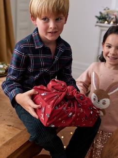 Niño-Camisas-Camisa navideña a cuadros para niño