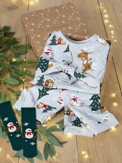 Niño-Pijamas -Caja de regalo Navidad pijama + calcetines niño