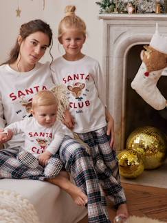 Niña-Pijama de Navidad niña "Santa Club" Colección cápsula Familia